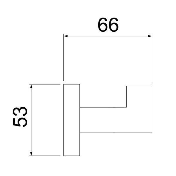 Cabide Lorenzetti Loren Loft 2060 C82 Cromado Imagem de Cabide Lorenzetti Loren Loft 2060 C82 Cromado