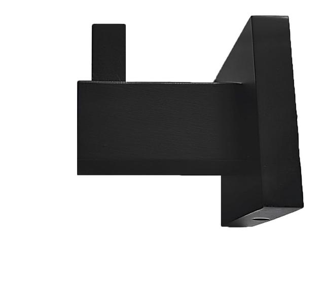 Cabide Metal Black Fosco Porta Toalhas Banheiro Gancho Suporte - Linha BL Premium - Fine Metais Imagem de Cabide Metal Black Fosco Porta Toalhas Banheiro Gancho Suporte - Linha BL Premium