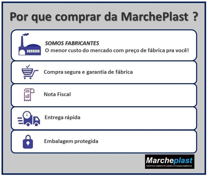 Imagem de Cabide Preto adulto Kit 300 unidades atacado - Marcheplast