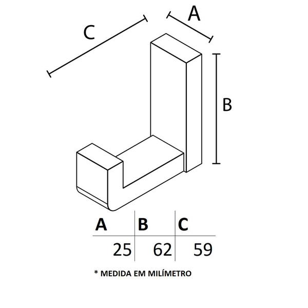 Imagem de Cabide Simples - IL 9023 - Polido