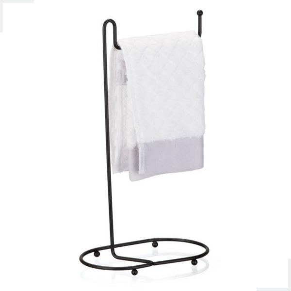 Cabide Suporte Porta Toalha para Mãos e Rosto Pia Lavabo Banheiro Churrasco Preto Black Arthi Imagem de Cabide Suporte Porta Toalha para Mãos e Rosto Pia Lavabo Banheiro Churrasco Preto Black Arthi