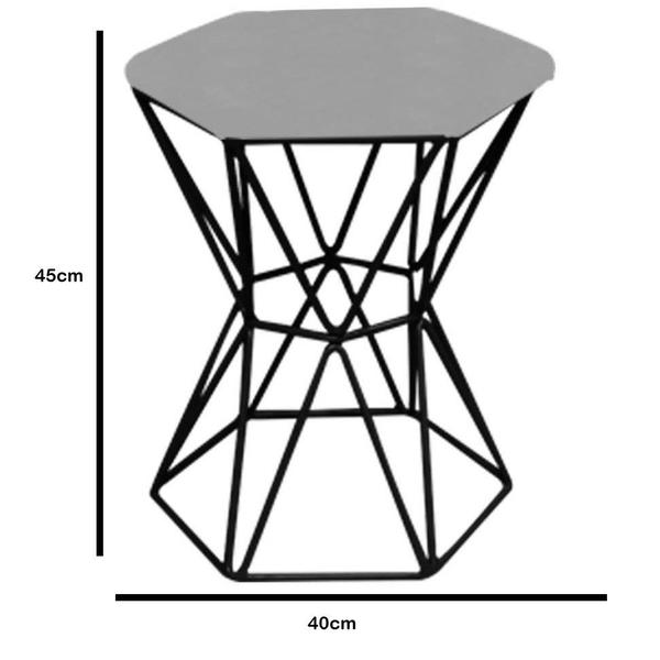 Imagem de Cabideiro Arara de roupas Maya 150cm Closet Loja e Puff Louis Ferro Cinza material sintético Bege - Ahazzo Móveis