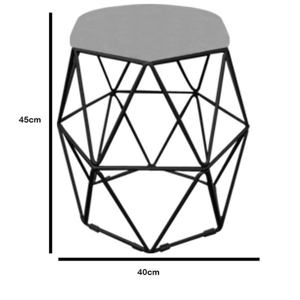 Imagem de Cabideiro Arara de roupas Maya 150cm Closet Loja e Puff Luna Ferro Branco Sintético Bege - Ahazzo Móveis