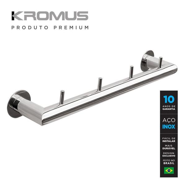 Imagem de Cabideiro C4 Inox - Kromus ME0214