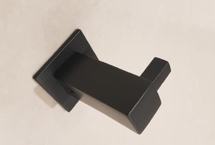 Cabideiro De Parede Jacaraipe Preto Inox - Tozzatto Inox Imagem de Cabideiro De Parede Jacaraipe Preto Inox