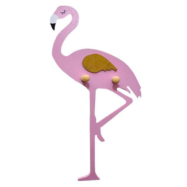 Imagem de Cabideiro Gancho Flamingo Rosa Claro