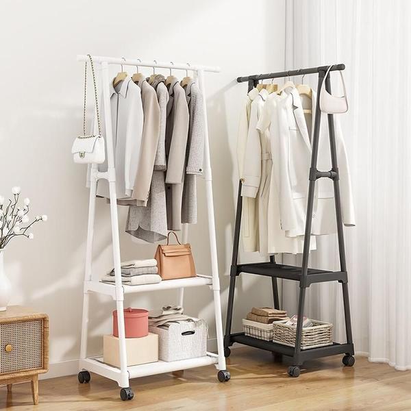 Imagem de Cabideiro Guarda Roupa Arara Organizador Closet Com Rodas