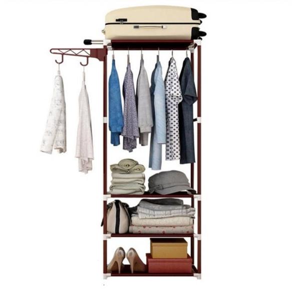 Imagem de Cabideiro Guarda Roupa Arara Organizador Closet Multiuso