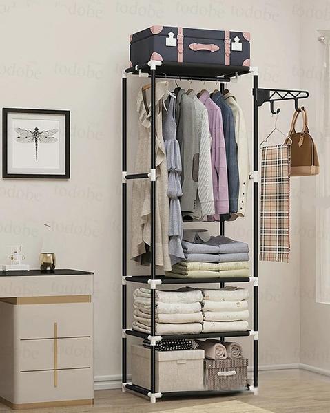 Imagem de Cabideiro Guarda Roupa Arara Organizador Closet Multiuso