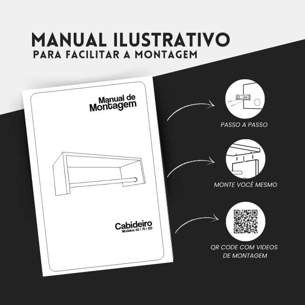 Imagem de Cabideiro Organizador De guarda-roupa Multifuncional Praticidade e Estilo