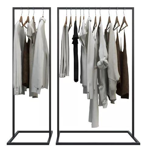 Imagem de Cabideiros de Chão Closet Aberto Organizador Roupas/Sapato