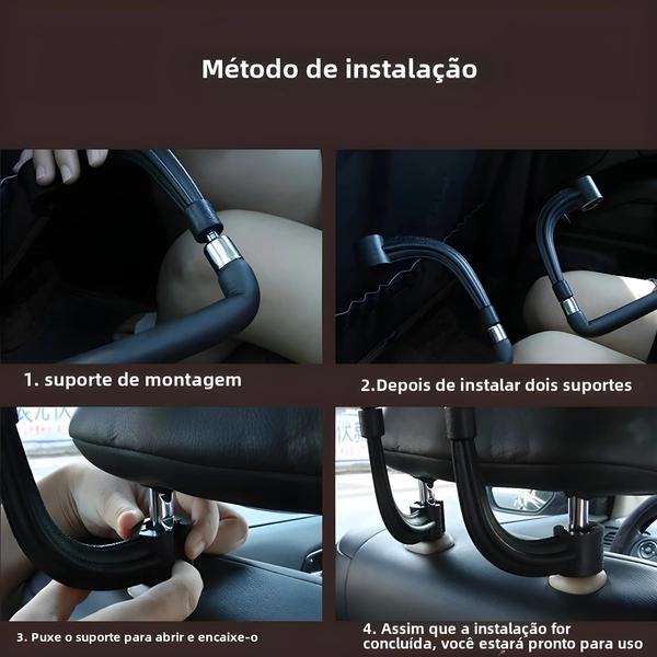 Imagem de Cabides Universais Macios Para Casaco De Carro, 450x250mm, Suporte Para Encosto De Cabeça Do Banco