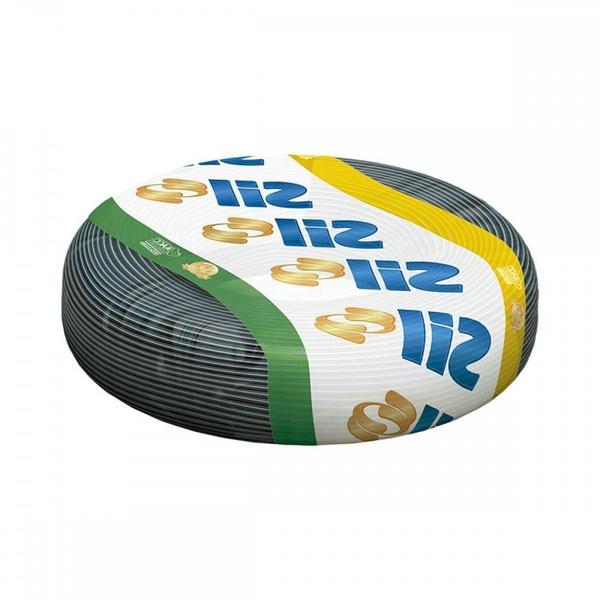 Cabinho Flexivel Sil 6,0Mm Preto Com 25M - SIL FIOS E CABOS Imagem de Cabinho Flexivel Sil 6,0Mm Preto Com 25M