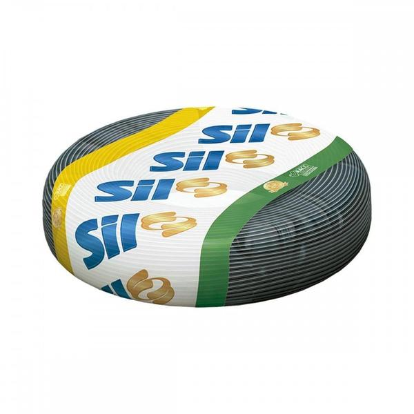 Cabinho Flexivel Sil 6,0Mm Preto Com 25M - SIL FIOS E CABOS Imagem de Cabinho Flexivel Sil 6,0Mm Preto Com 25M