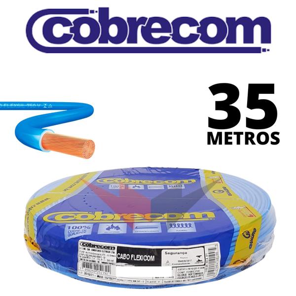 Imagem de Cabo 10,0mm Flexível Unipolar Revestimento Em Pvc  35 Metros