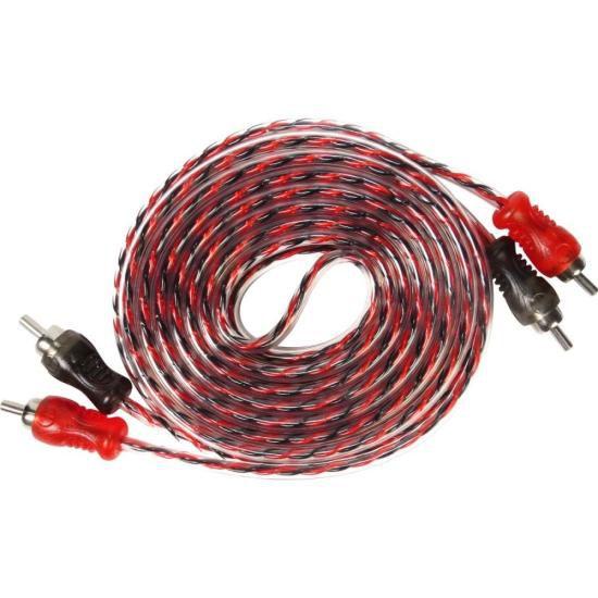 Imagem de Cabo 2RCA X 2RCA 3m Injetado Vermelho Storm