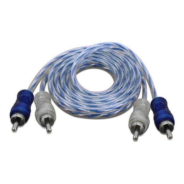 Imagem de Cabo 5m injetado rca tech one svar azul