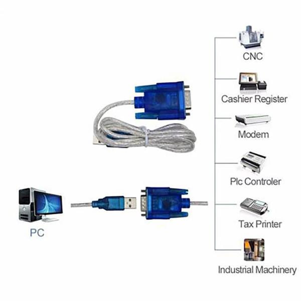 Imagem de Cabo 9 Pinos Serial Db9 Fêmea Para Atualização Via Usb