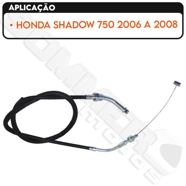 Imagem de Cabo Acelerador B Honda Shadow 750 2006 A 2008 Grua