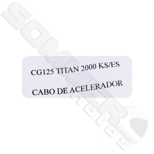 Imagem de Cabo Acelerador Honda Cg-Fan-Titan-Cargo 125 2000 A 2001