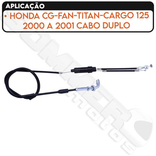 Imagem de Cabo Acelerador Honda Cg-Fan-Titan-Cargo 125 2000 A 2001