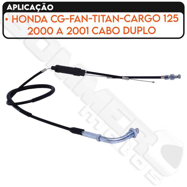 Imagem de Cabo Acelerador Honda Cg-Fan-Titan-Cargo 125 2000 a 2001