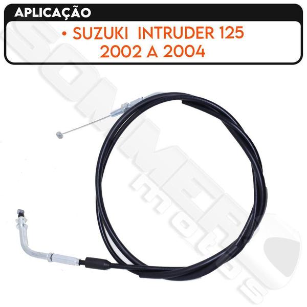 Imagem de Cabo Acelerador Intruder 125 2002 A 2004 Carburador Vácuo