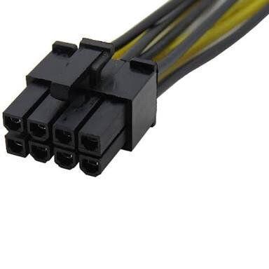 Cabo adaptador 2 molex x 1 pci-express 8 pinos - OEM Imagem de Cabo adaptador 2 molex x 1 pci-express 8 pinos