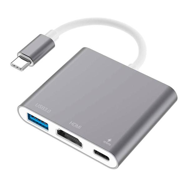 Cabo Adaptador 3 Em 1 Gv Brasil, Entrada Tipo-C Macho, Imagem de Cabo Adaptador 3 Em 1 Gv Brasil, Entrada Tipo-C Macho,