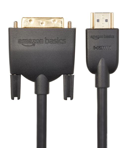 Imagem de Cabo adaptador Amazon Basics HDMI-A para DVI (macho) 3m preto