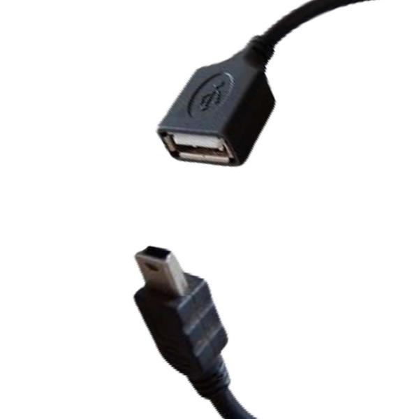 Imagem de Cabo Adaptador Auxiliar Mini Usb V3 X Usb Femea Otg