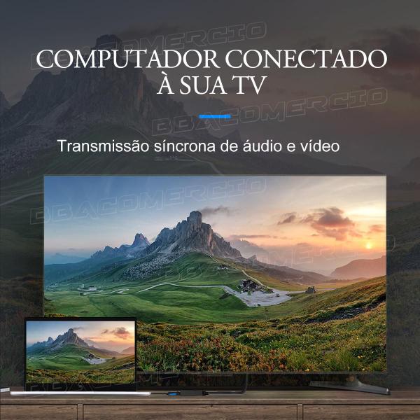 Imagem de Cabo Adaptador Conversor Displayport DP Para HDMI Tv Monitor