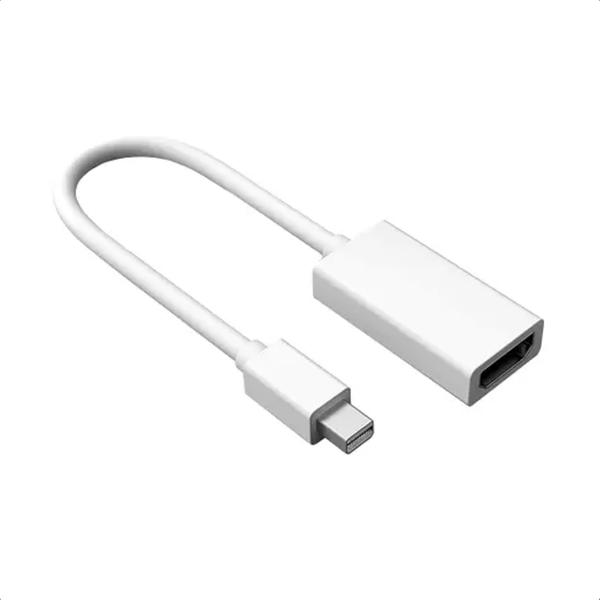 Imagem de Cabo Adaptador Conversor Displayport JC-CB-DMI Para HDMI Fêmea 18Cm Branco 6972147640743 - F3