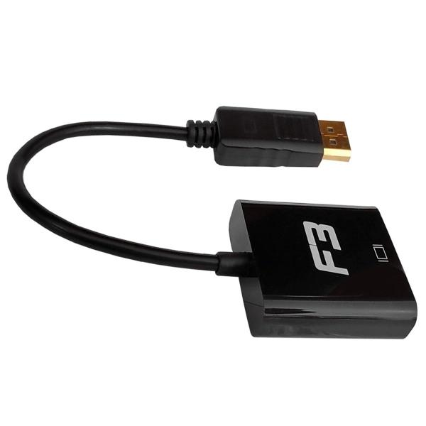 Imagem de Cabo Adaptador Conversor DisplayPort Macho para HDMI Fêmea F3 JC-CB-DMI - 620