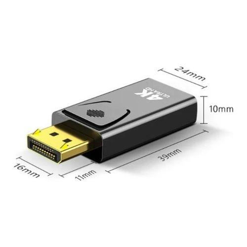 Imagem de Cabo Adaptador Conversor DisplayPort para HDMI