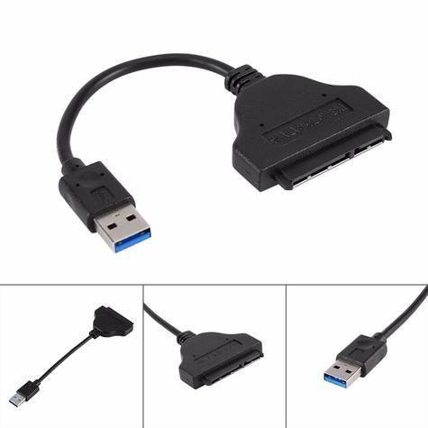 Imagem de Cabo Adaptador Conversor Hd Sata 2,5" 3,5"* Para Usb 3.0