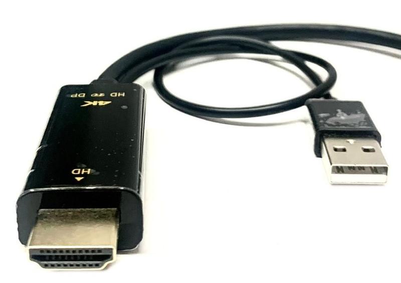 Imagem de Cabo Adaptador Conversor Hdmi Para Displayport 4k Rb Tronics