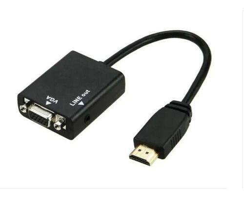 Imagem de Cabo Adaptador Conversor Hdmi Para Vga Com Saída P2 De Áudio