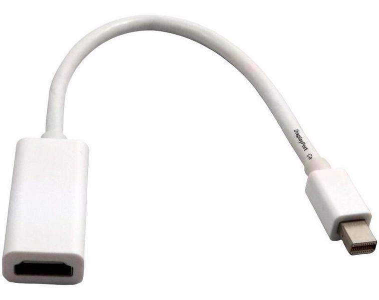 Imagem de Cabo Adaptador Conversor Mini Display Port Para Hdmi Fêmea