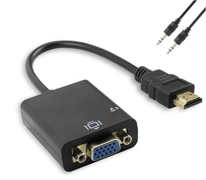 Imagem de Cabo Adaptador de video HDMI Macho para VGA Femea