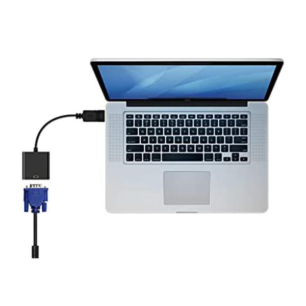 Imagem de Cabo Adaptador Displayport Macho Para VGA Fêmea 1080P Conversor Conector