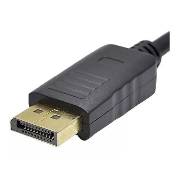 Imagem de Cabo Adaptador Displayport Macho X Vga Femea