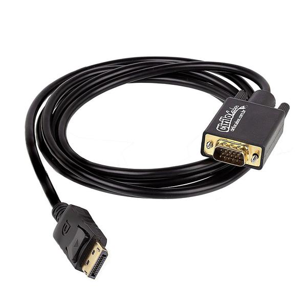 Imagem de Cabo Adaptador Displayport para VGA - Macho