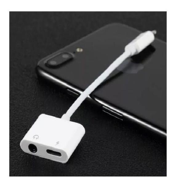 Cabo Adaptador Duplo Lightning P2- X, 7/8, 7/8 Plus. - Ponto do Nerd Imagem de Cabo Adaptador Duplo Lightning P2- X, 7/8, 7/8 Plus.