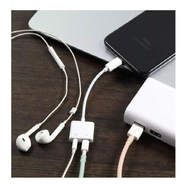 Cabo Adaptador Duplo Lightning P2- X, 7/8, 7/8 Plus. - Ponto do Nerd Imagem de Cabo Adaptador Duplo Lightning P2- X, 7/8, 7/8 Plus.