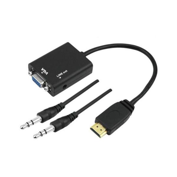 Imagem de Cabo Adaptador Gv Hdmi-M / Vga-Femea Com Audio Cbh.518