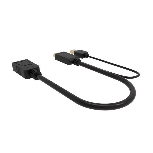 Imagem de Cabo Adaptador HDMI e USB 3.0 para DisplayPort Fêmea