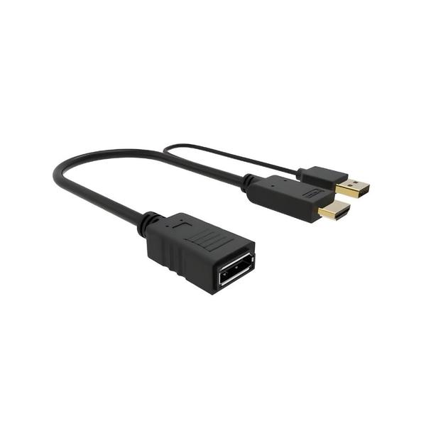 Imagem de Cabo Adaptador HDMI e USB 3.0 para DisplayPort Fêmea