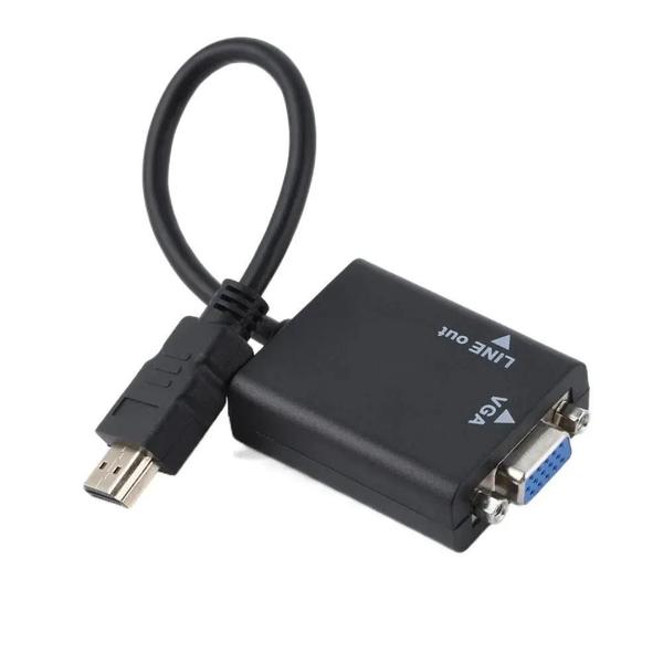 Imagem de Cabo Adaptador HDMI Fêmea para VGA Macho - Para Computador