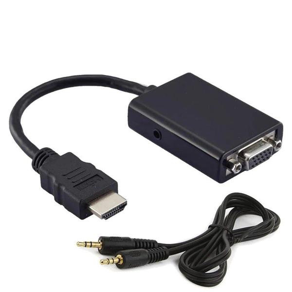 Imagem de Cabo Adaptador HDMI para VGA + Audio - 7108 - MD9